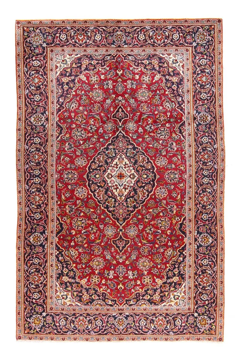 Perserteppich - Keshan 194 x 299 cm - rot