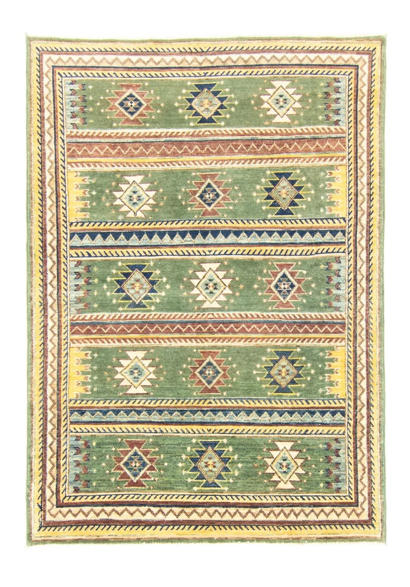 Ziegler Teppich - Modern 145 x 203 cm - grün