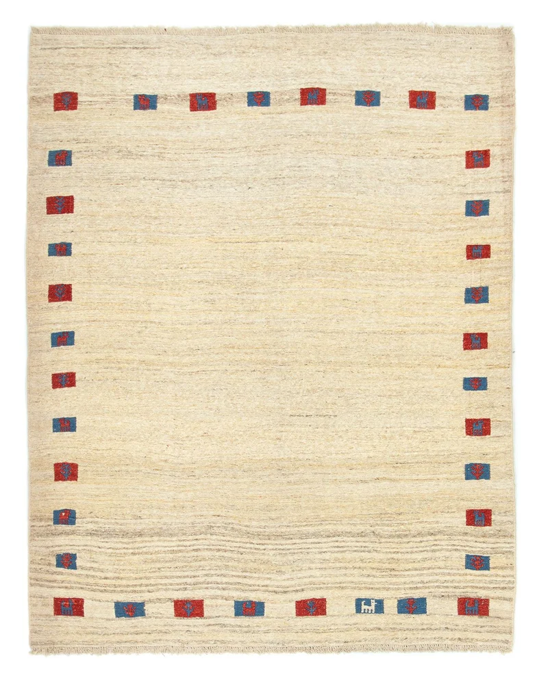 Gabbeh Teppich - Perser 156 x 196 cm - beige