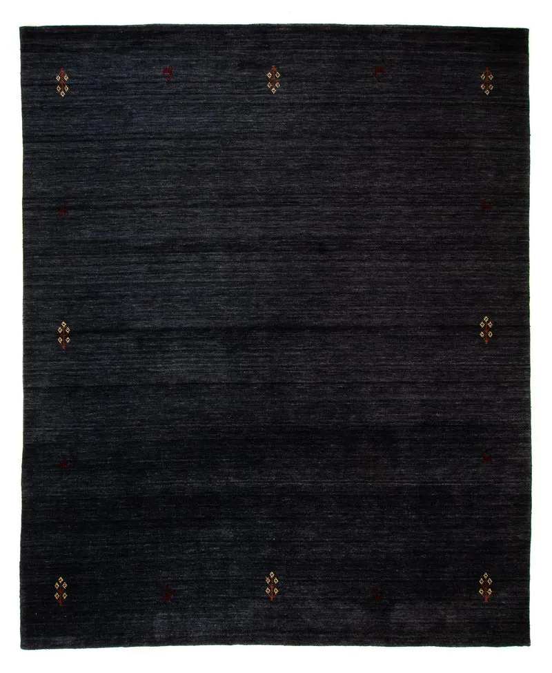 Gabbeh Teppich - Indus 245 x 345 cm - dunkelblau