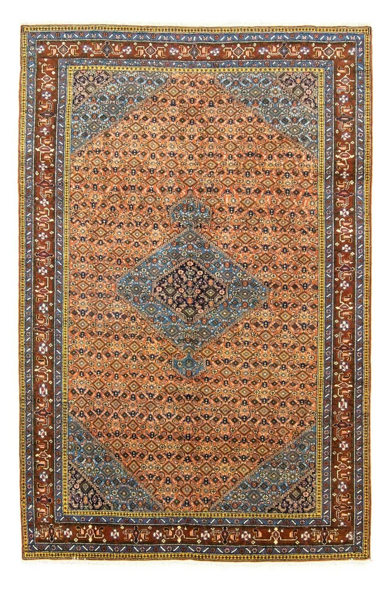Perserteppich - Nomadic 203 x 295 cm - rost