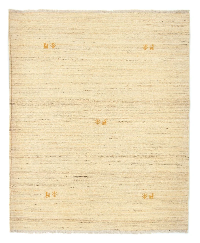 Gabbeh Teppich - Perser 156 x 192 cm - beige