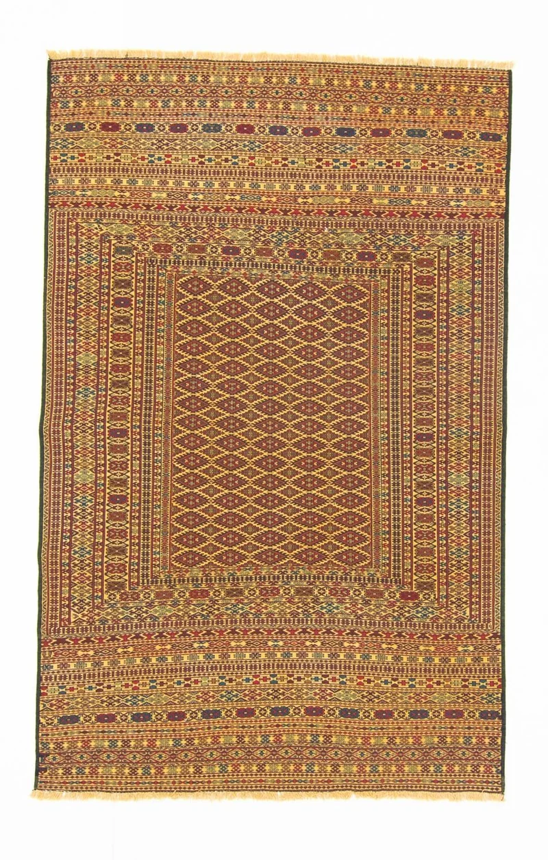 Kelim Teppich - Oriental 133 x 208 cm - braun