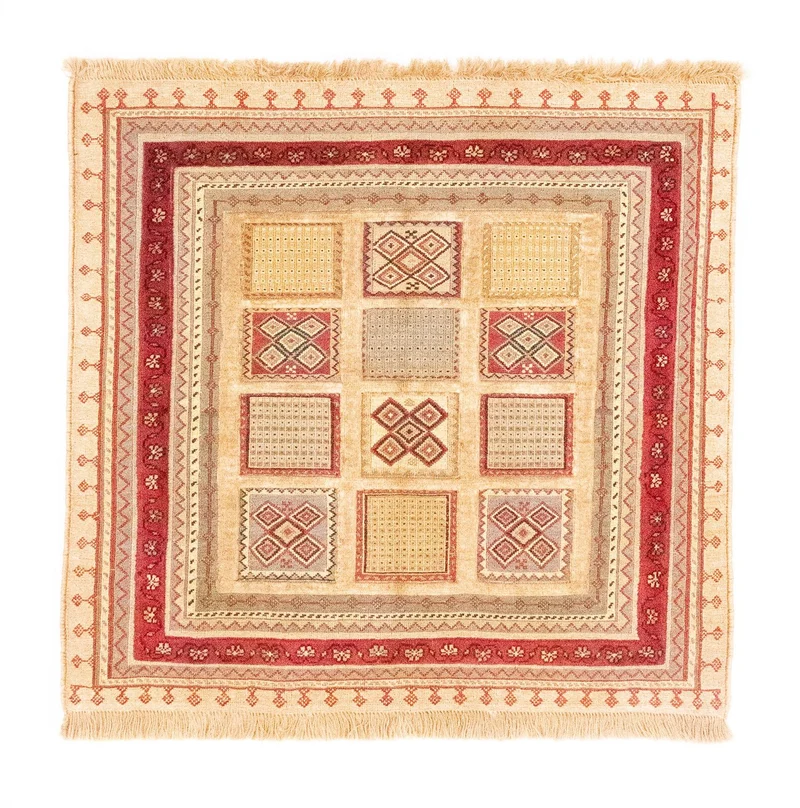 Perserteppich - Nomadic 96 x 102 cm - gold