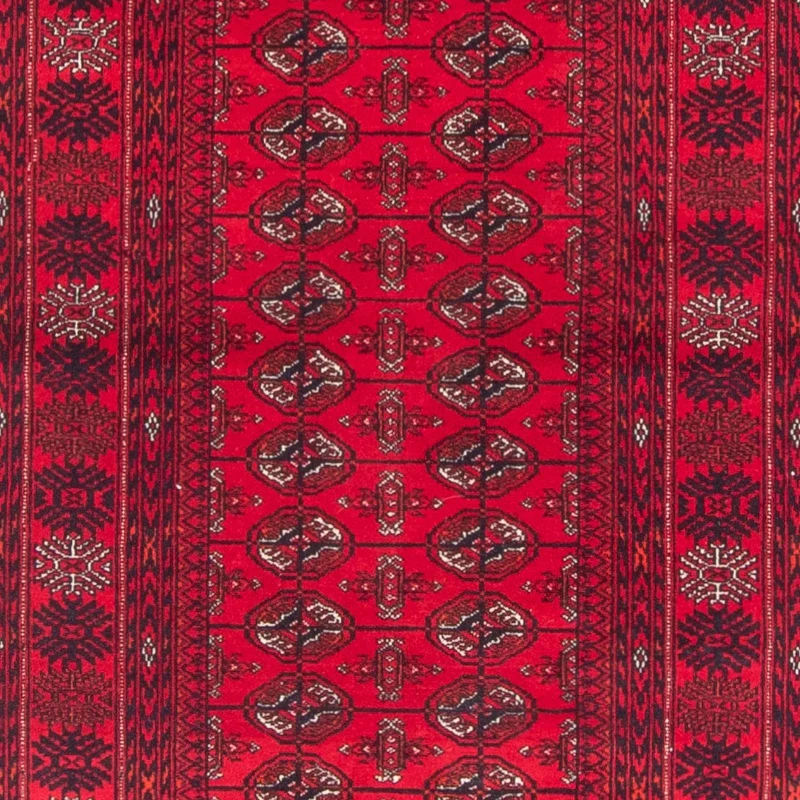 Läufer Afghan - Buchara - 90 x 377 cm - rot