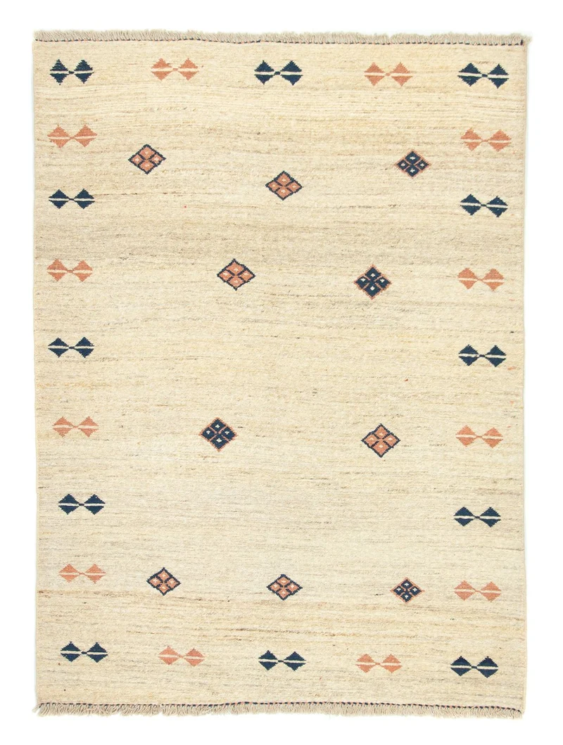 Gabbeh Teppich - Perser 148 x 196 cm - beige