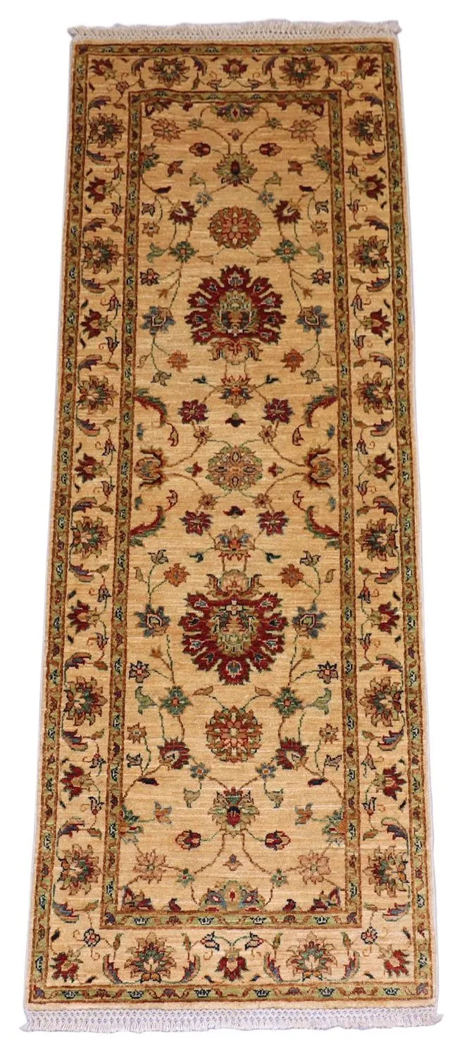 Ziegler Teppich 76 x 220 cm - beige