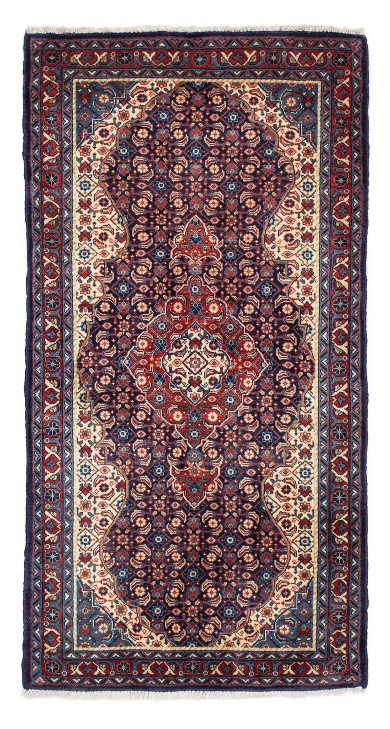 Perserteppich - Nomadic 67 x 135 cm - dunkelblau