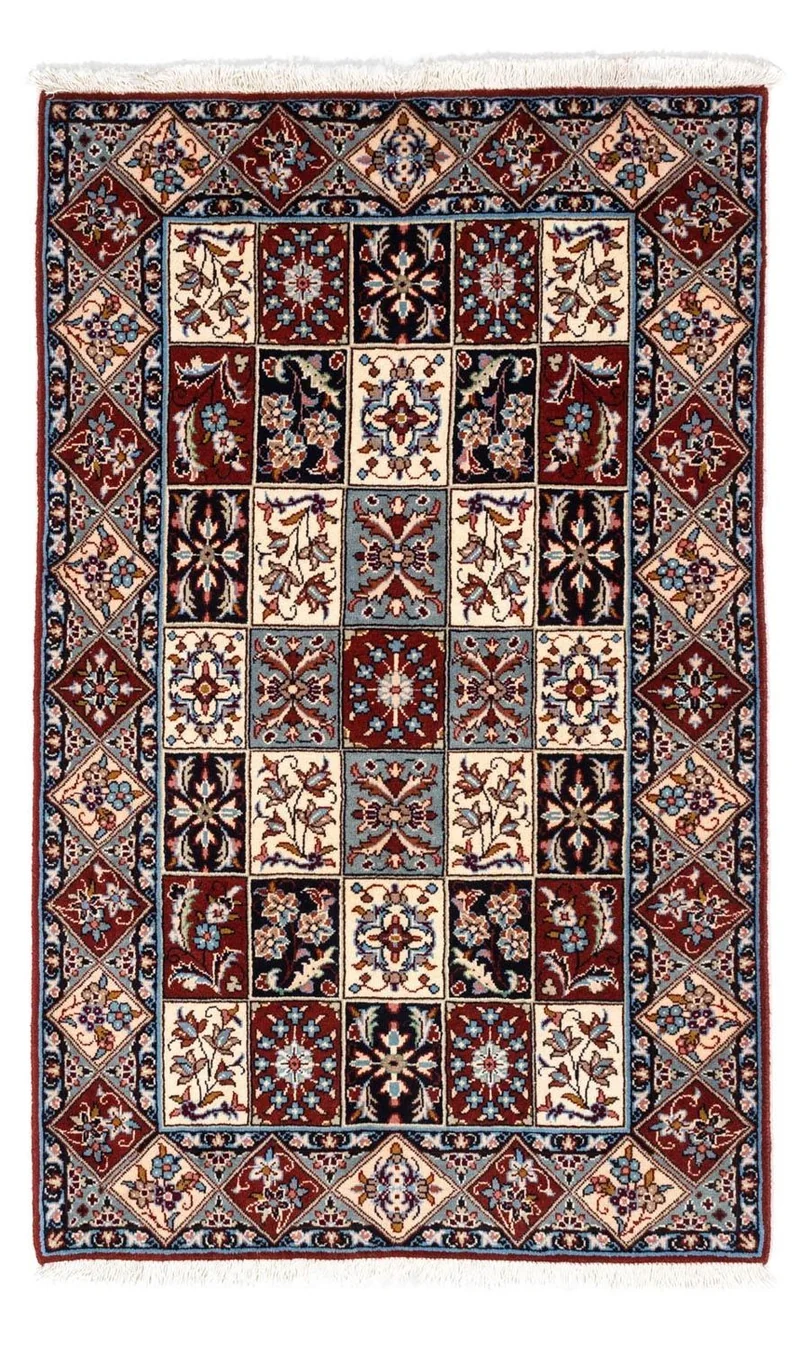 Perserteppich - Keshan 95 x 157 cm - dunkelrot
