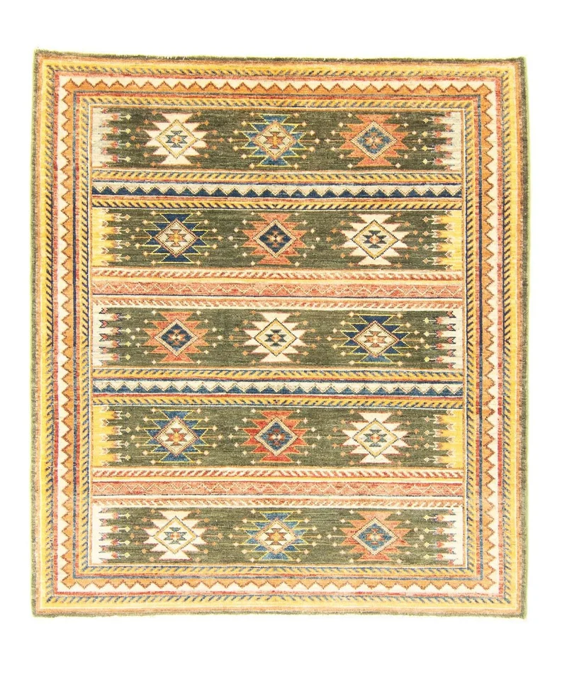 Ziegler Teppich - Modern 155 x 173 cm - grün