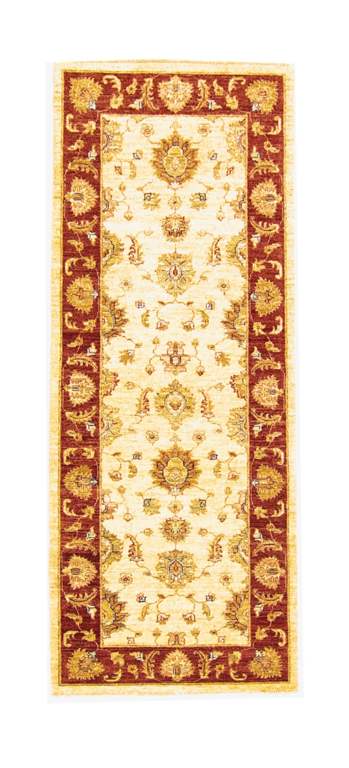 Ziegler Teppich 80 x 204 cm - hellbeige