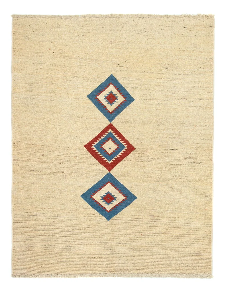 Gabbeh Teppich - Perser 148 x 190 cm - beige