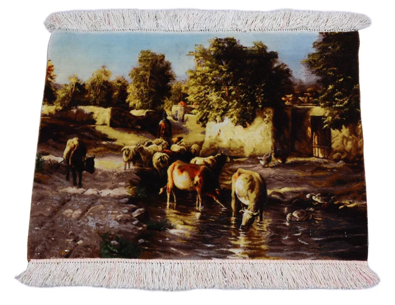Perserteppich - Täbriz - Royal 50 x 72 cm - mehrfarbig