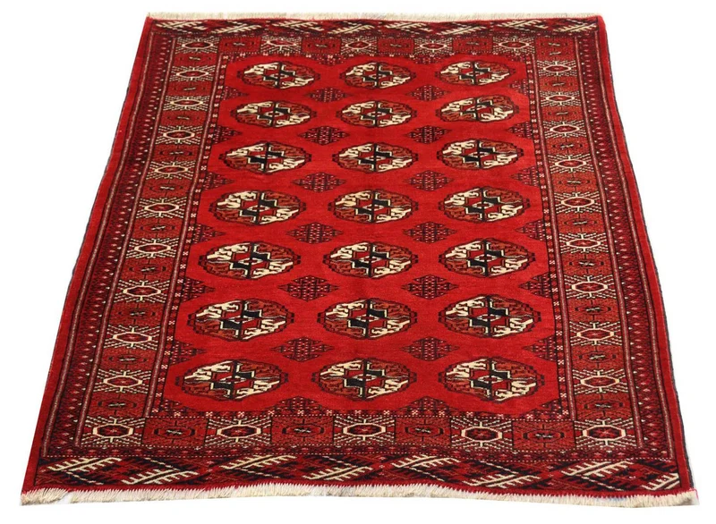 Afghan Teppich 118 x 152 cm - rot