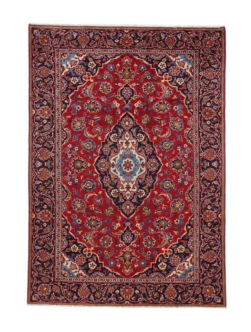Perserteppich - Keshan 180 x 261 cm - rot