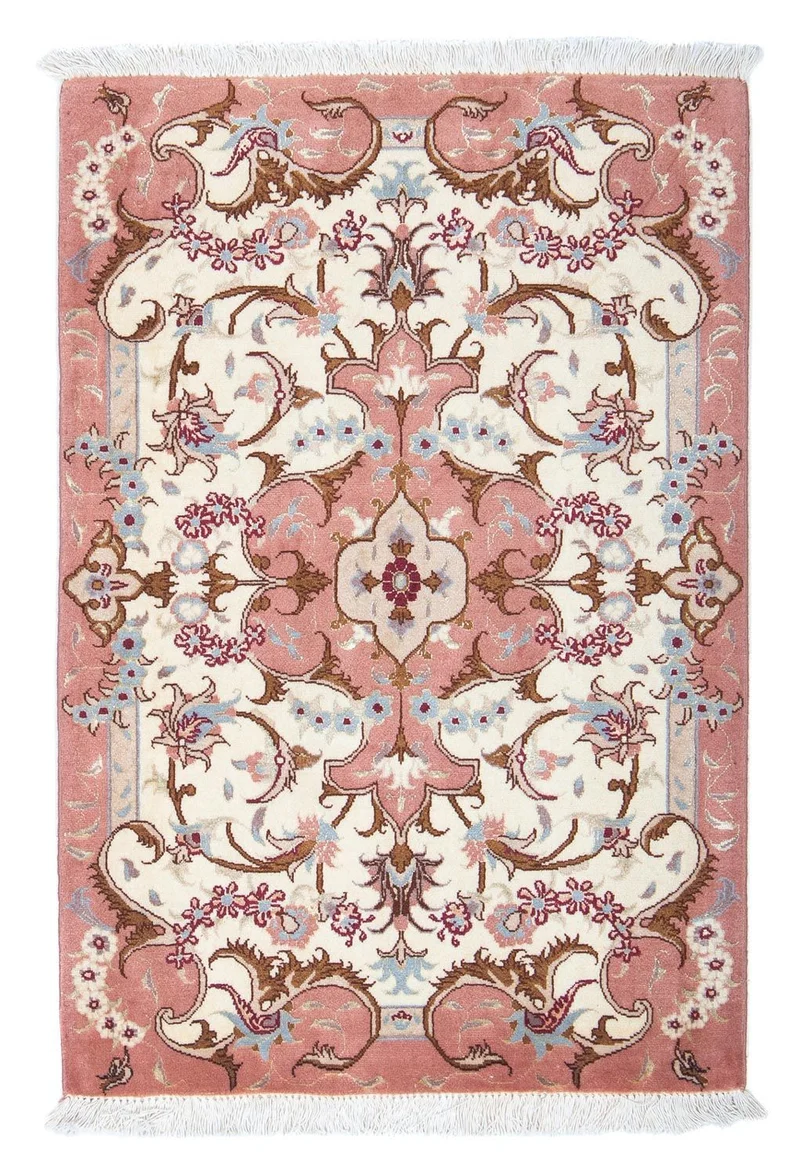 Perserteppich - Täbriz - Royal 61 x 90 cm - beige