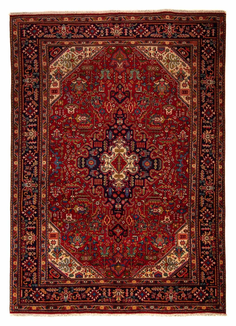 Perserteppich - Täbriz 200 x 290 cm - dunkelrot