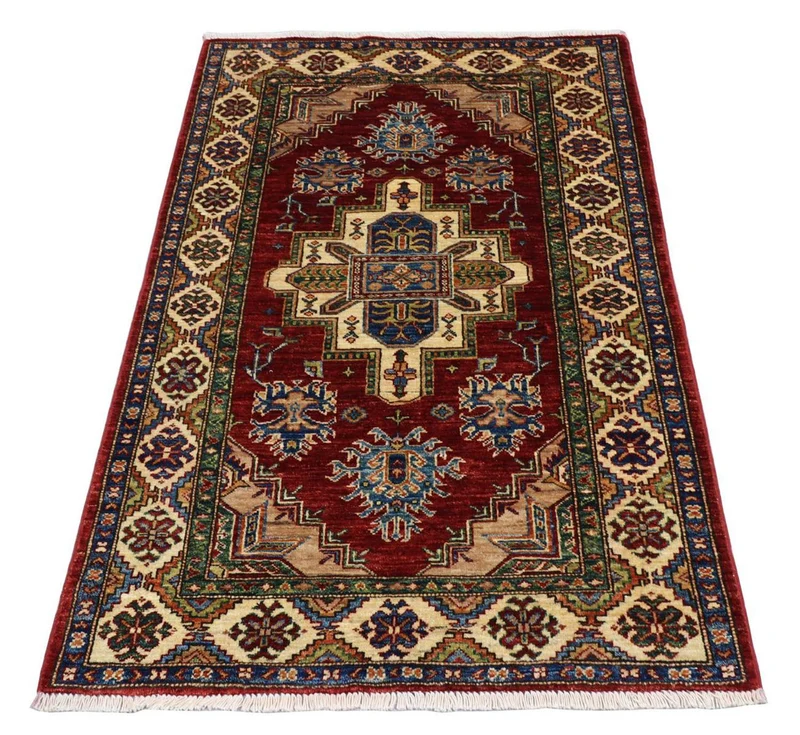 Ziegler Teppich - Kazak 102 x 155 cm - dunkelrot