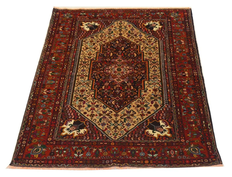 Afghan Teppich 125 x 187 cm - rot