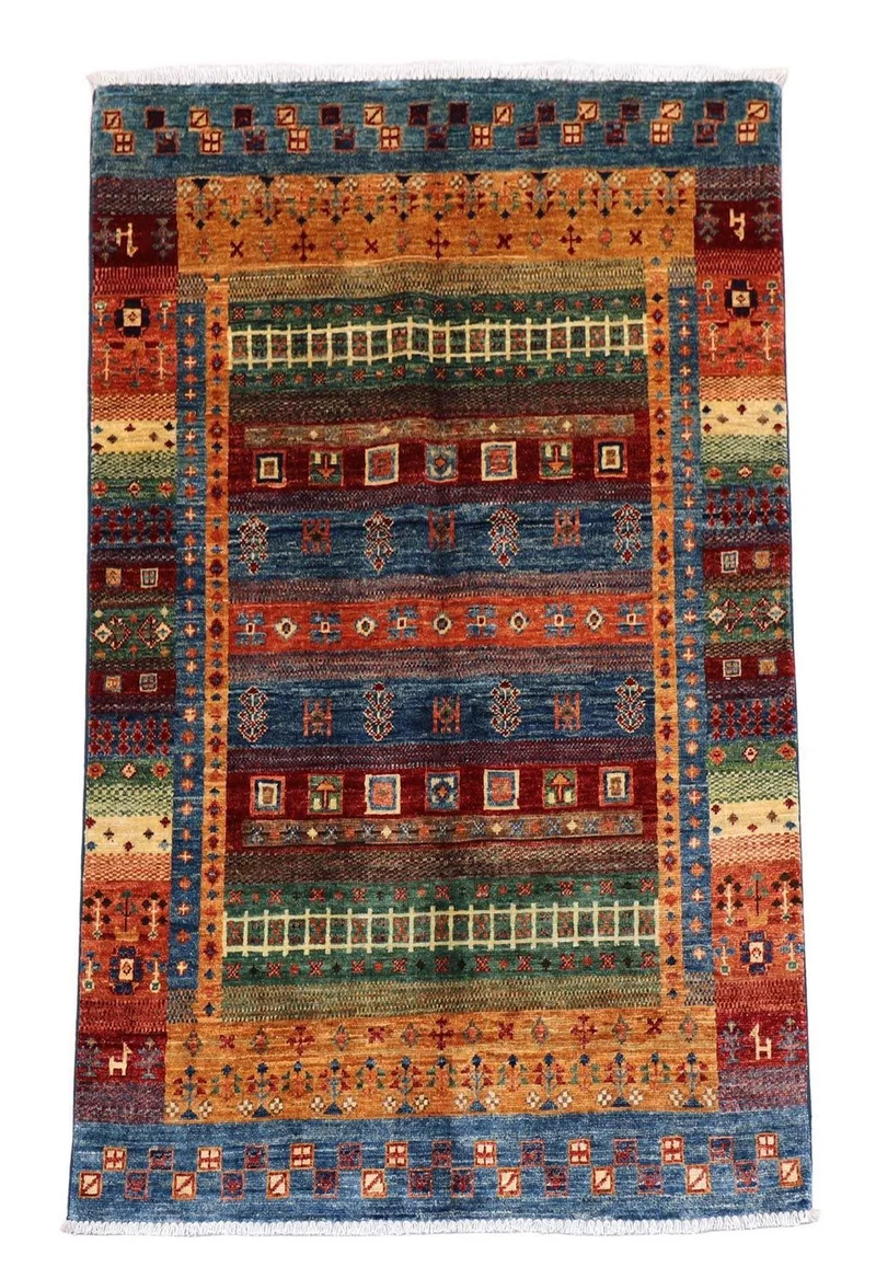 Ziegler Teppich 101 x 160 cm - mehrfarbig