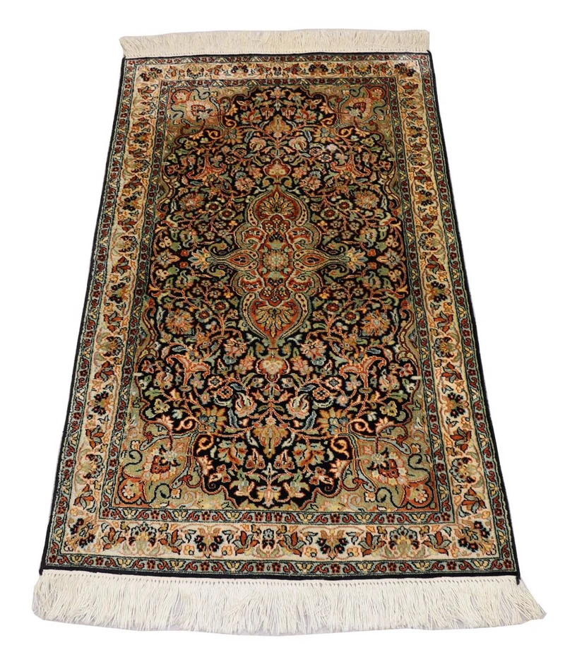 Seidenteppich - Kaschmir Seide 77 x 124 cm Teppichbrücke