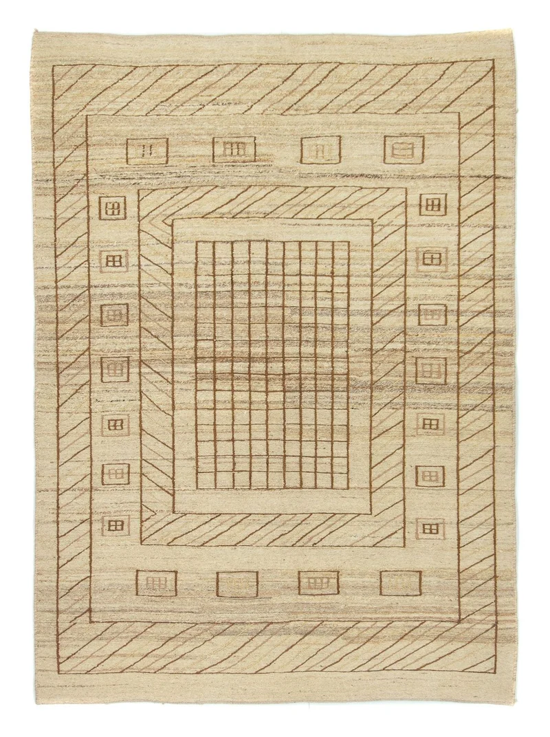 Gabbeh Teppich - Perser 141 x 198 cm - mehrfarbig