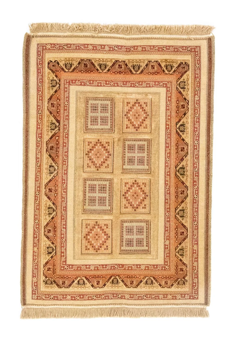 Perserteppich - Nomadic 80 x 114 cm - gold