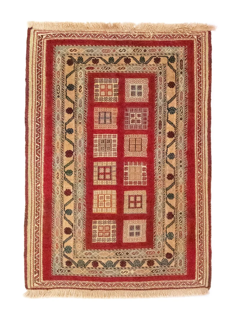 Perserteppich - Nomadic 81 x 114 cm - rot