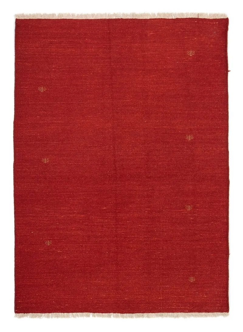 Gabbeh Teppich - Perser 140 x 194 cm - rot