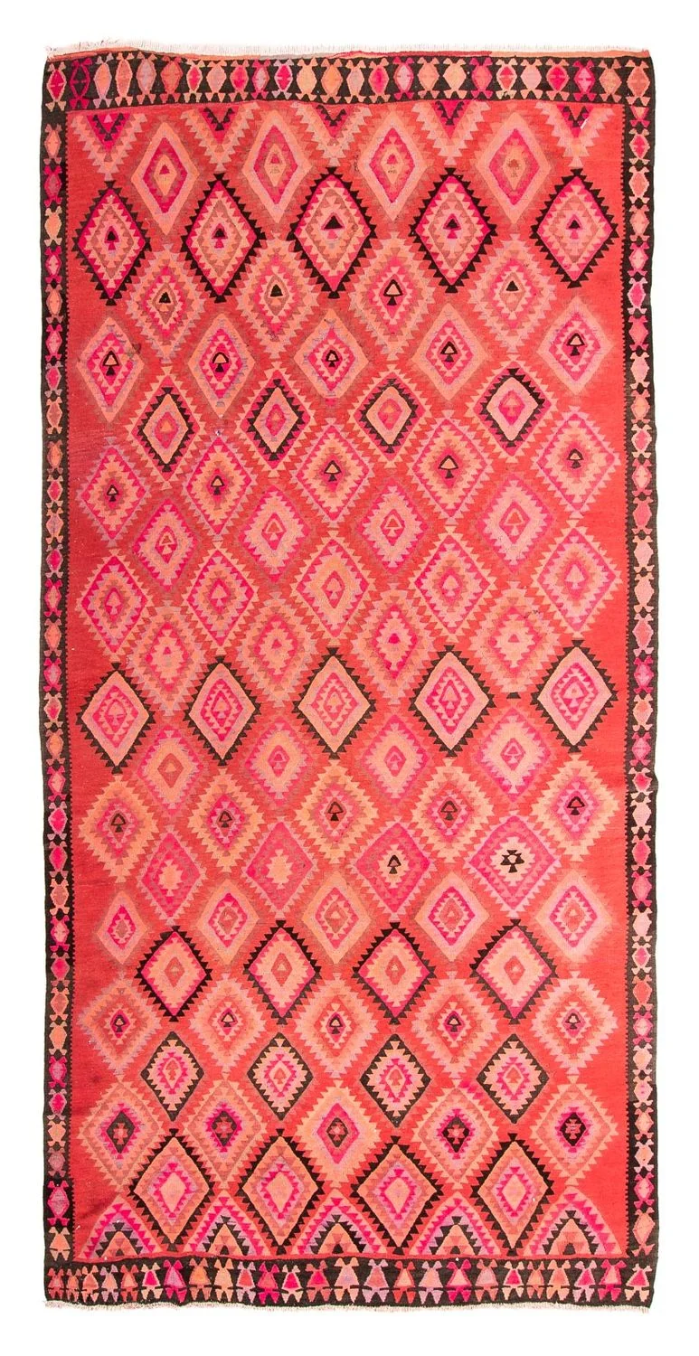 Kelim Teppich - Old 195 x 350 cm - mehrfarbig