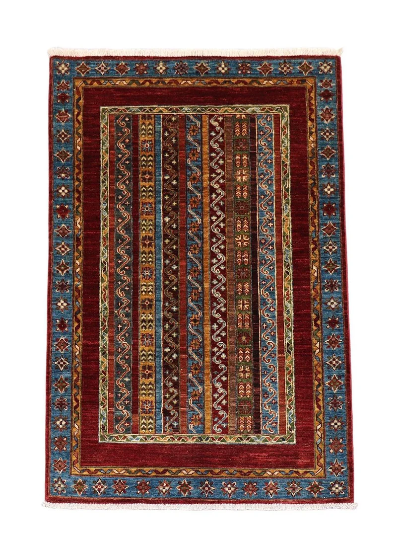 Ziegler Teppich 103 x 152 cm - dunkelblau