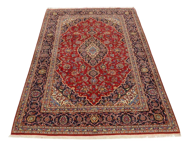 Perserteppich - Keshan 202 x 305 cm - rot