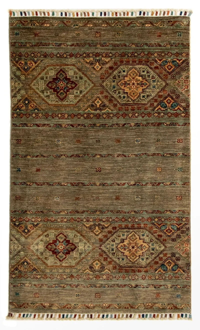 Ziegler Teppich - Modern 74 x 124 cm - dunkelbraun