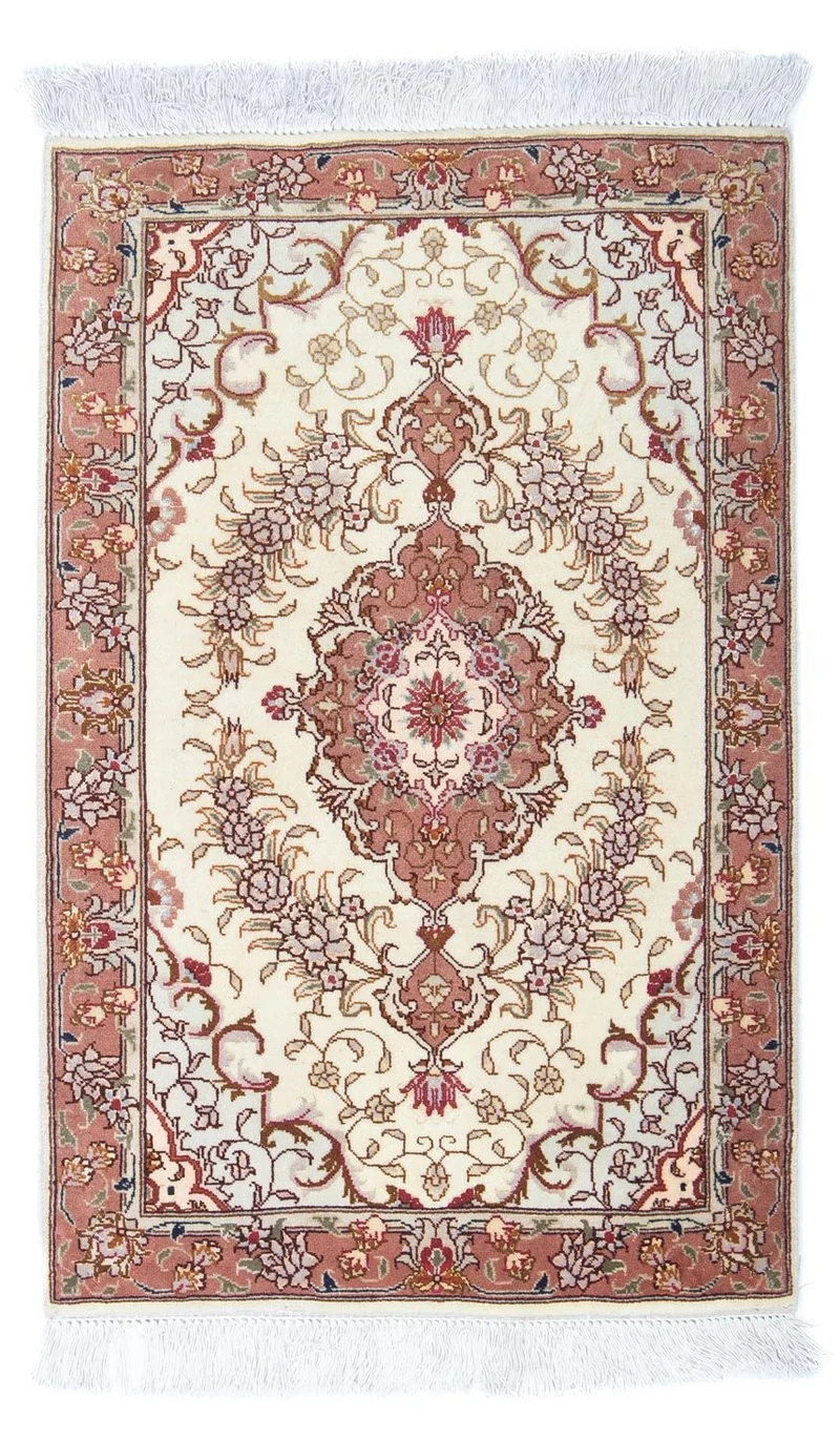 Perserteppich - Täbriz - Royal 61 x 93 cm - beige