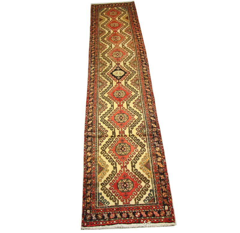 Perserteppich - Nomadic 80 x 406 cm - rot