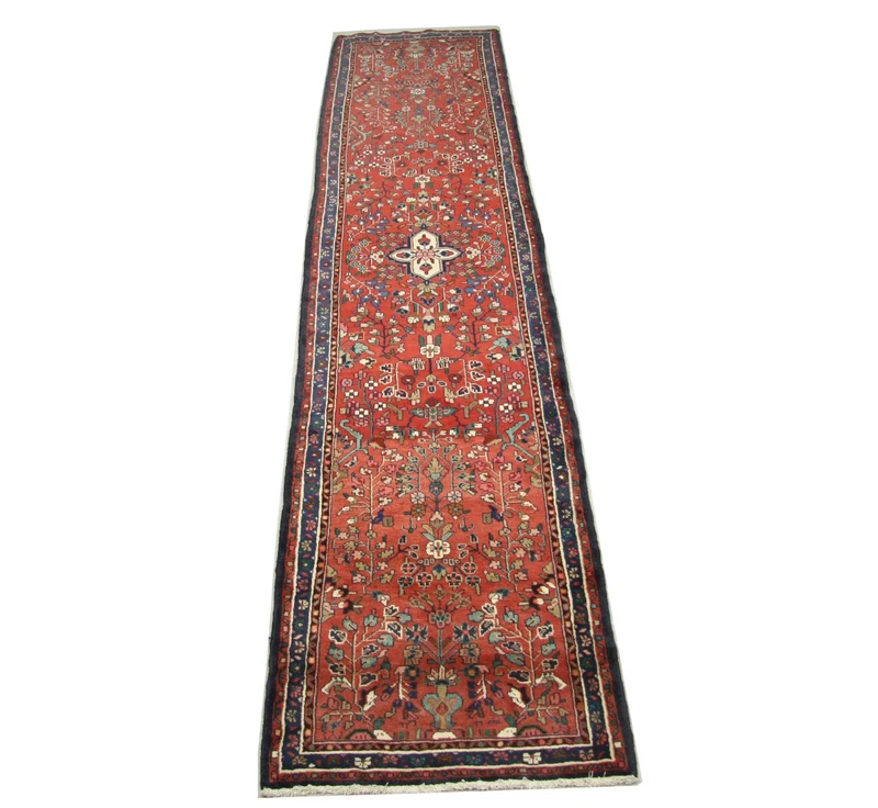 Perserteppich - Nomadic 89 x 385 cm - rot