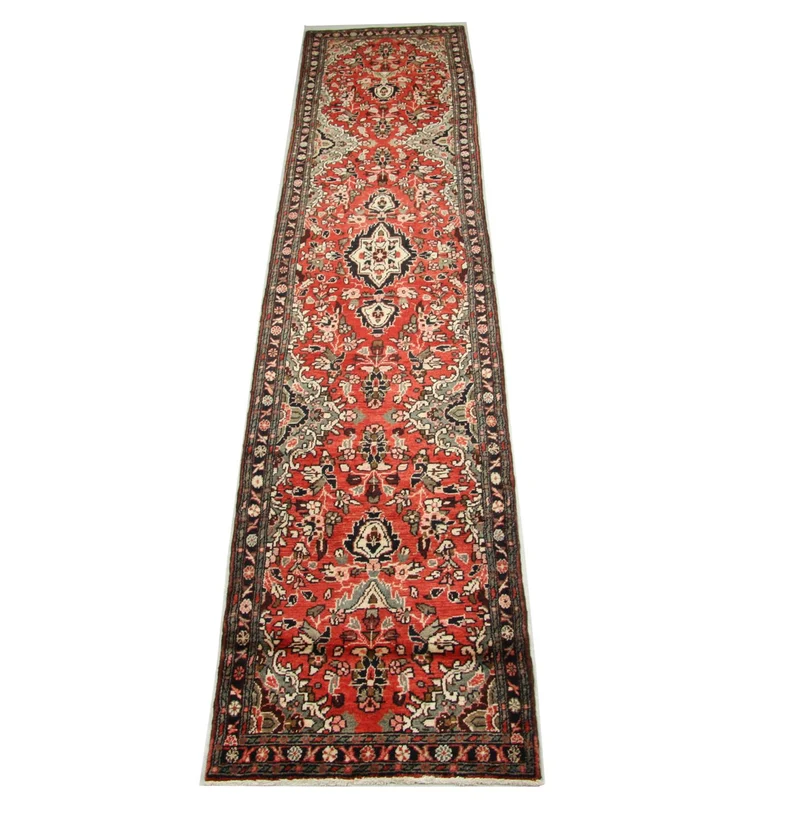 Perserteppich - Nomadic 83 x 384 cm - rot