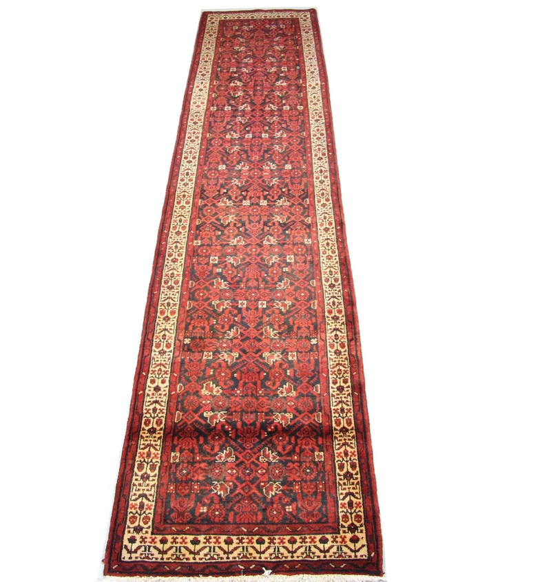 Perserteppich - Nomadic 90 x 403 cm - rot
