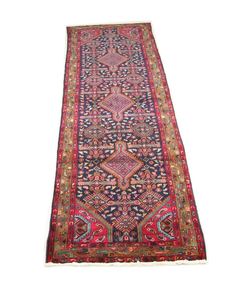 Perserteppich - Nomadic 110 x 336 cm - blau