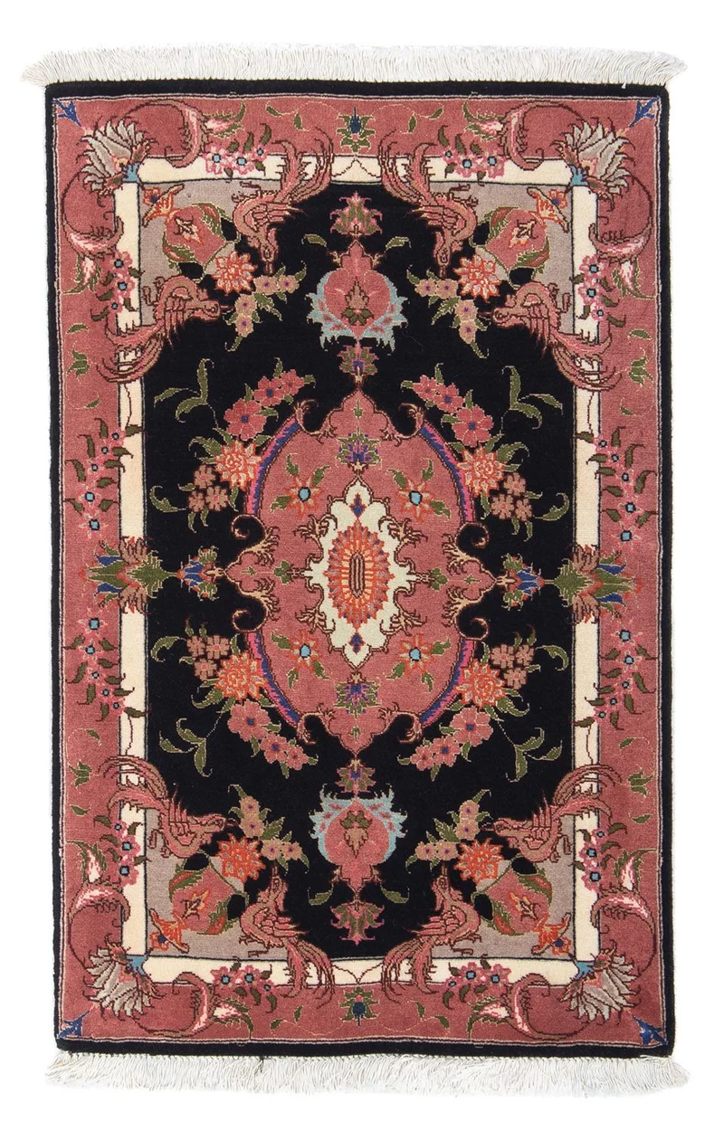 Perserteppich - Täbriz - Royal 60 x 90 cm - dunkelblau