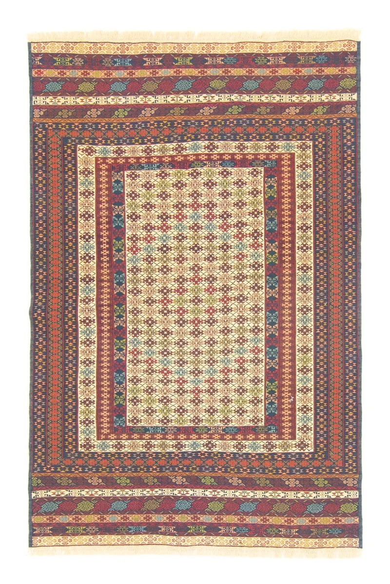 Kelim Teppich - Oriental 126 x 186 cm - beige