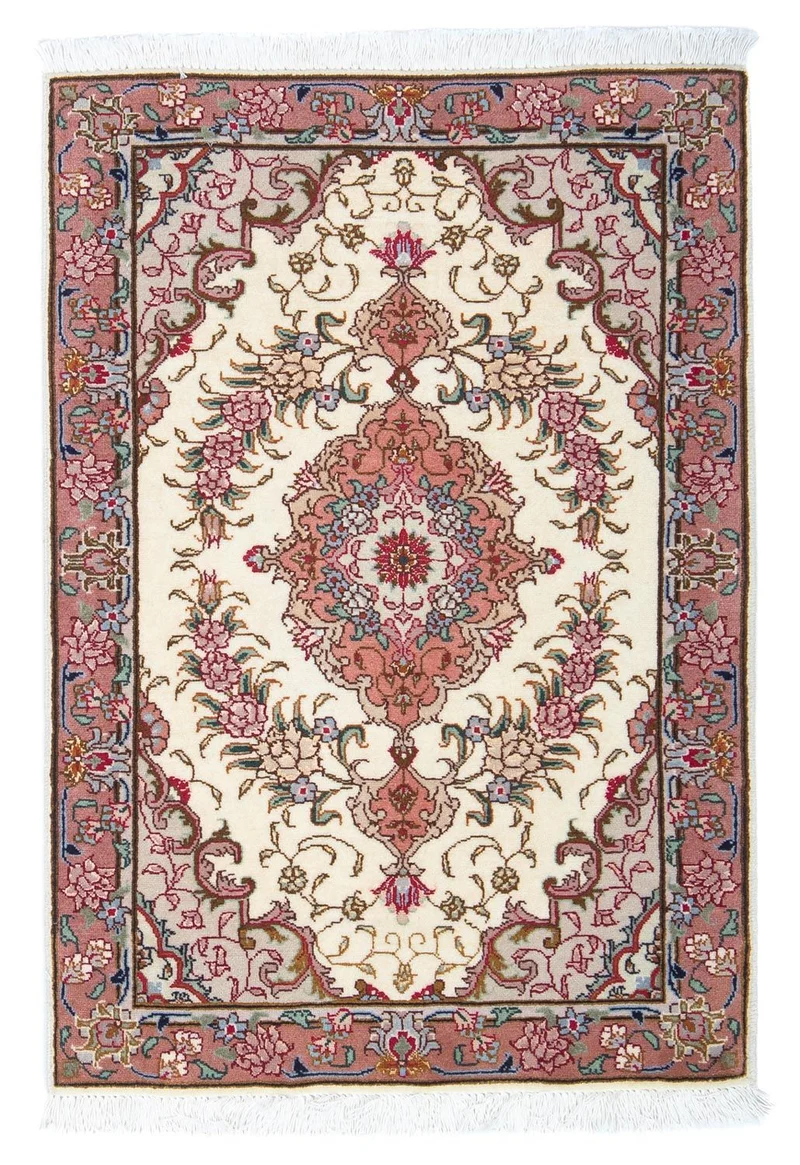 Perserteppich - Täbriz - Royal 60 x 87 cm - beige