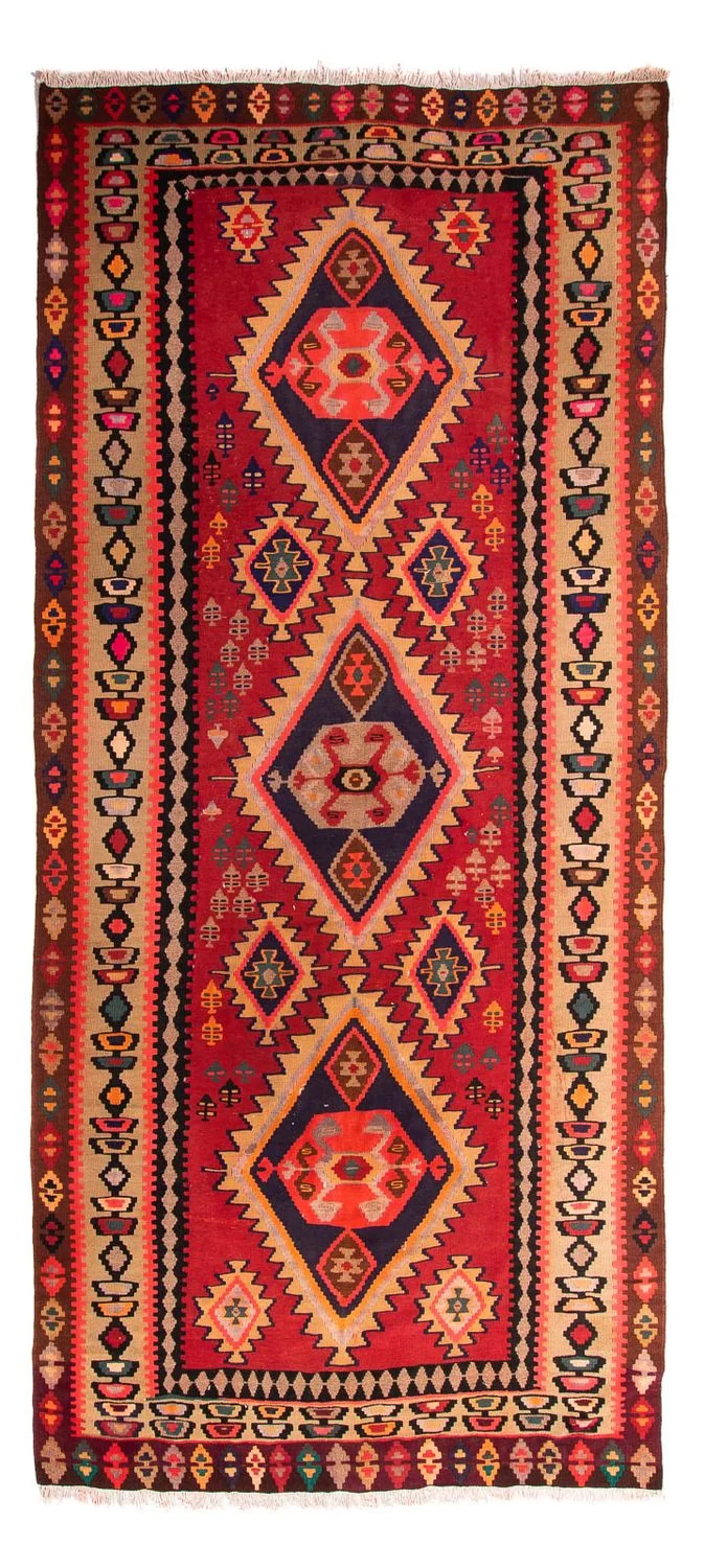 Kelim Teppich - Old 170 x 360 cm - mehrfarbig