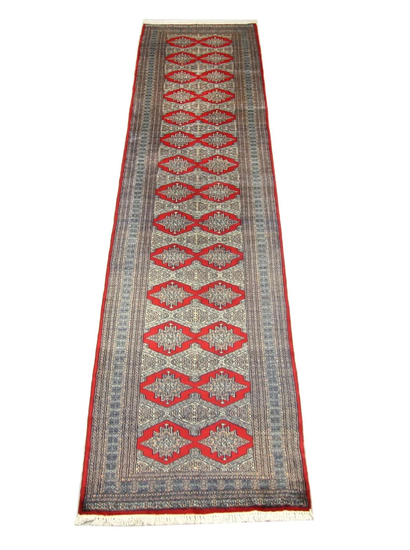 Pakistan Teppich 76 x 343 cm - rot