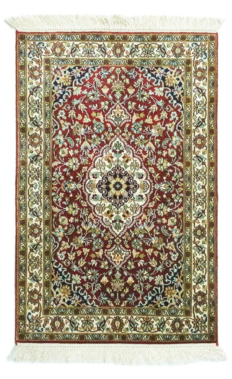 Seidenteppich - Kaschmir Seide 63 x 95 cm Fußmatte
