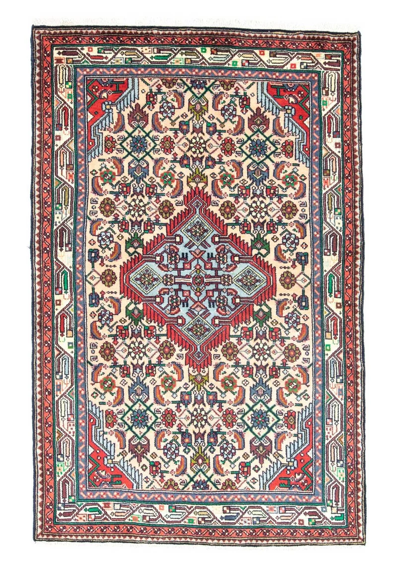 Perserteppich - Nomadic 102 x 157 cm - blau
