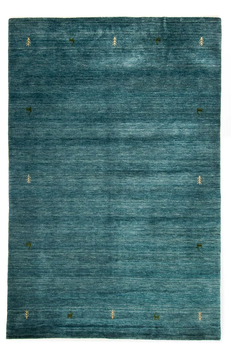 Gabbeh Teppich - Indus 200 x 300 cm - blau