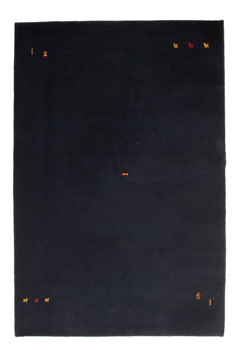 Gabbeh Teppich - Indus 200 x 300 cm - dunkelblau