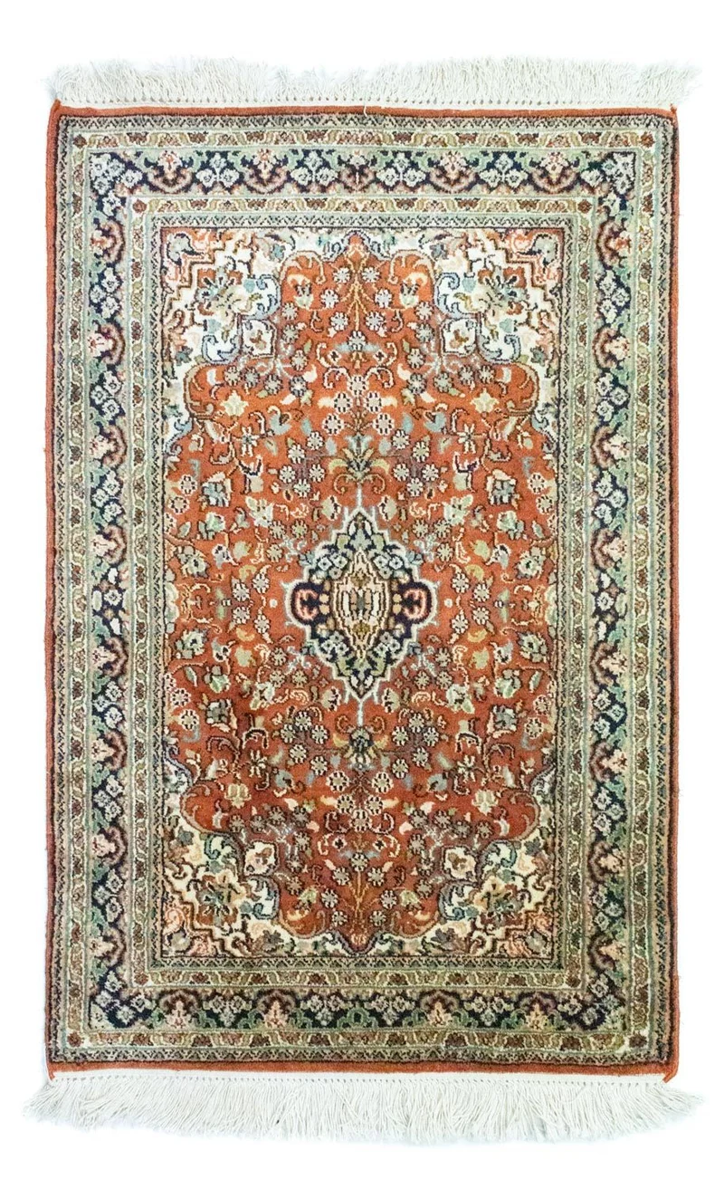 Seidenteppich - Kaschmir Seide 63 x 94 cm Fußmatte