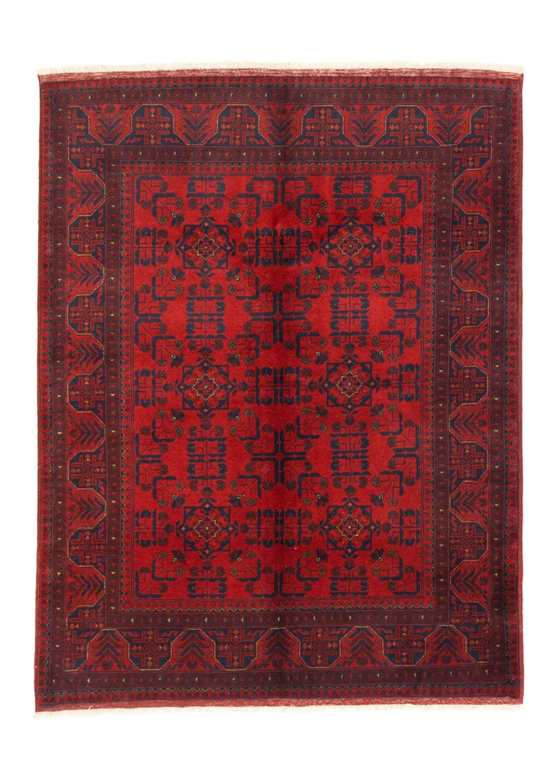 Afghan Teppich - Kunduz 151 x 197 cm - rot